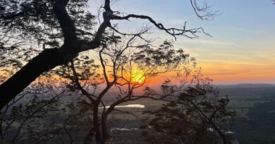 Pôr do Sol no Mirante do Paxixi. Fonte_ Fábio Mazziotti - Roteiros do Paxixi aquidauana pantanal