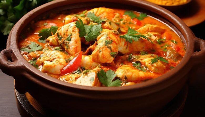 moqueca de peixe ao camarão paxixi