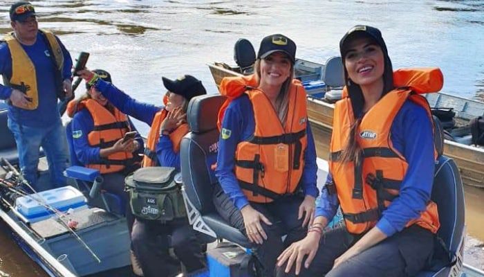 pesca feminina aquidauana camisão paxixi