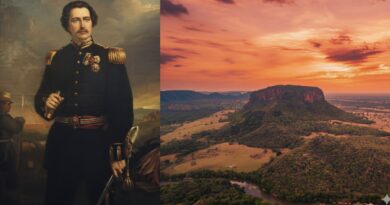 Retrato de Alfredo d’Escragnolle Taunay, escritor e militar do século XIX que registrou paisagens do sul do antigo Mato Grosso na literatura brasileira. Território do paxixi