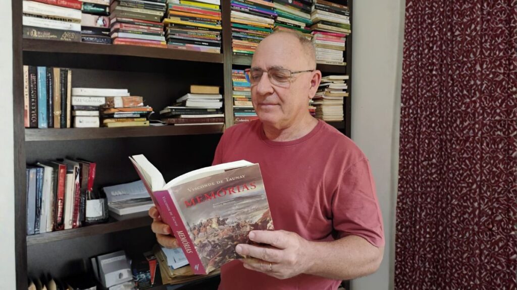 José mario Jovanelli Mestre pala UEMS roteiros do paxixi. Arquivo pessoal. territorio do paxixi