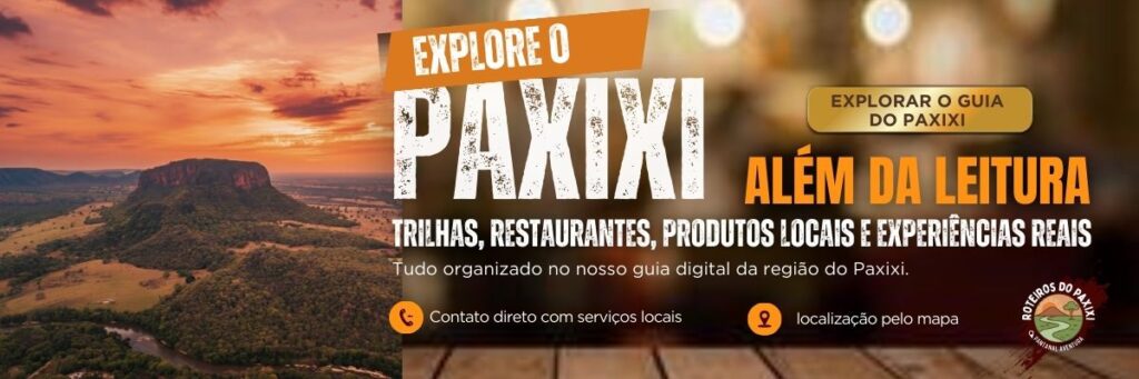roteiros do paxixi onde ficar onde comer passeios e trilhas ecoturismo premio embratur piraputanga anuncie em aquidauana
