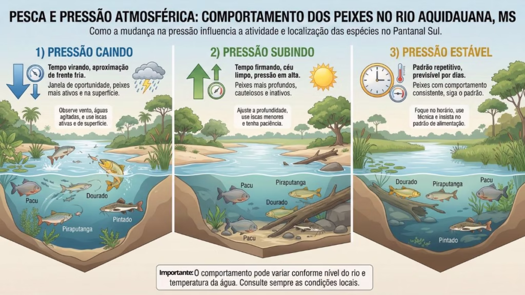 Pressão atmosférica ou lua: o que realmente influencia a pesca