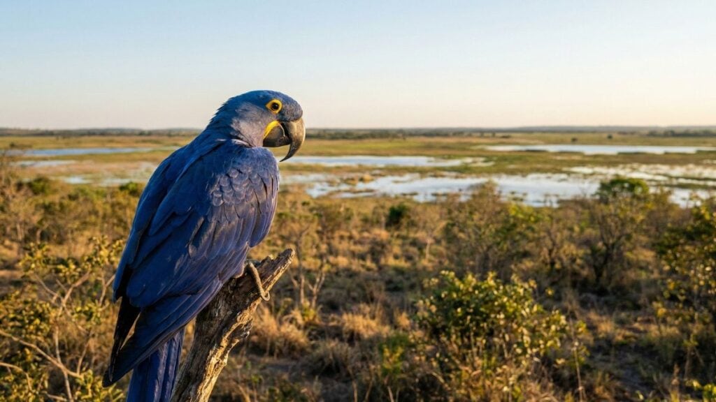 arara azul aves iconicas de aquidauana aves de aquidauana aves do paxixi