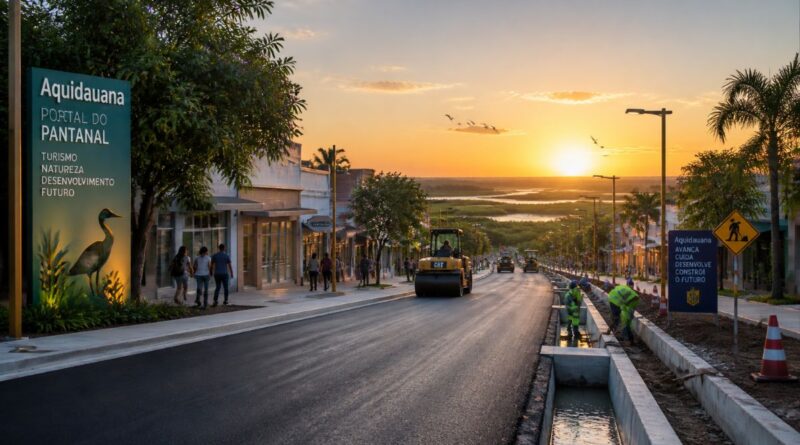 obras de infraestrutura em aquidauana