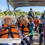Ambiente fluvial relacionado ao turismo para idosos no Pantanal